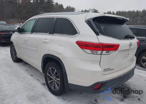 2017 Toyota Highlander Xle из США, поврежденный, VIN 5TDJZRFH3HS520035